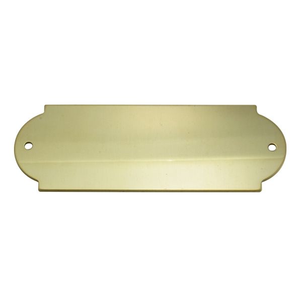 Scalloped Brass Plates