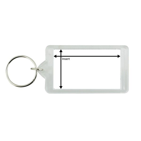 Clear Plastic (Photo) Key Rings