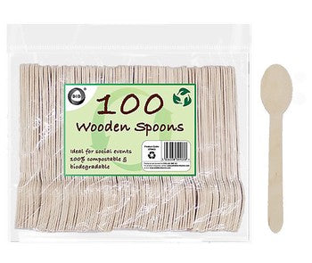 100 Wooden Spoons