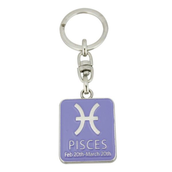 Coloured Zodiac Key Rings (CA059)