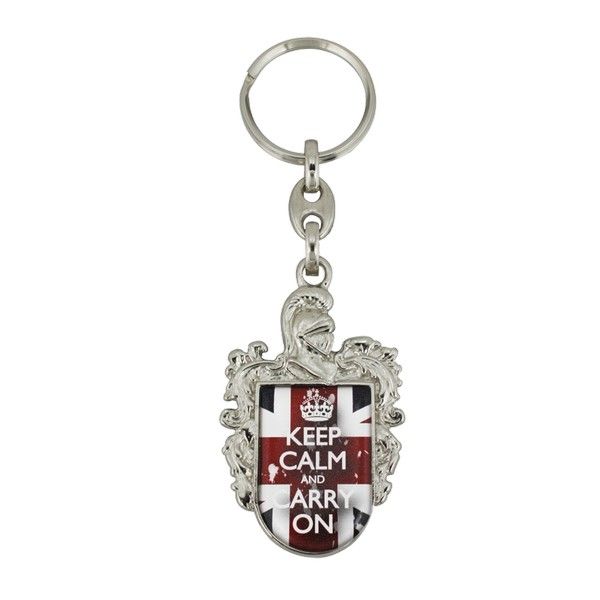 Union Jack Keep Calm & Carry On Keyring