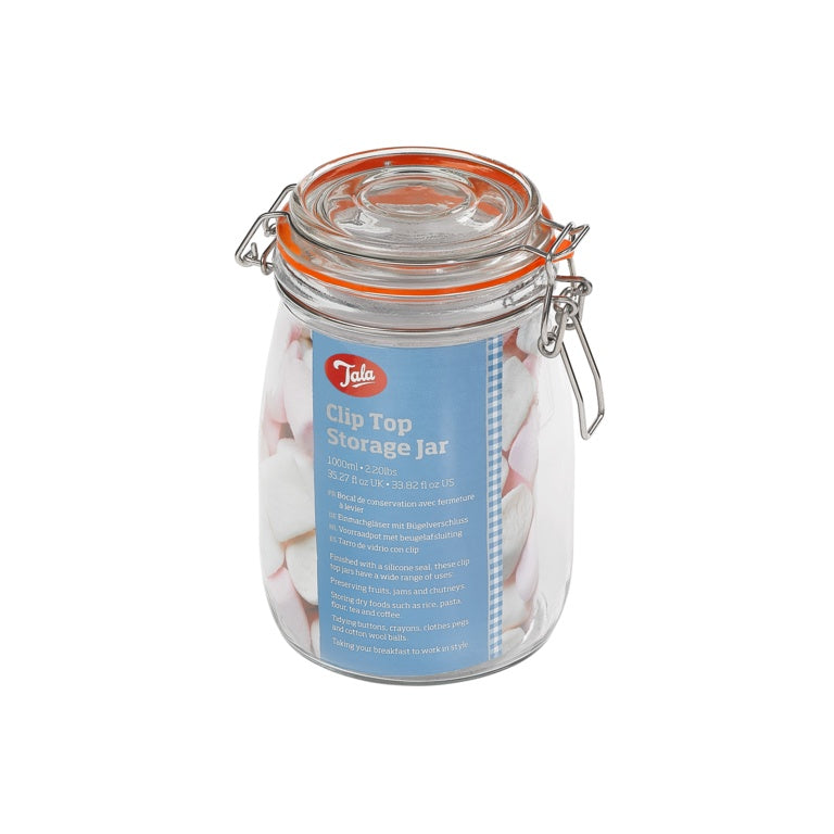 Tala Classic Airtight Lever Arm Storage Jar 950ml / 2lb