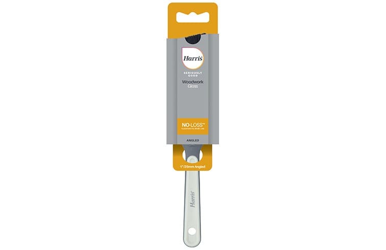 Harris Seriously Good Woodwork Gloss Angled Paint Brush 1in — Trade Pack of 6