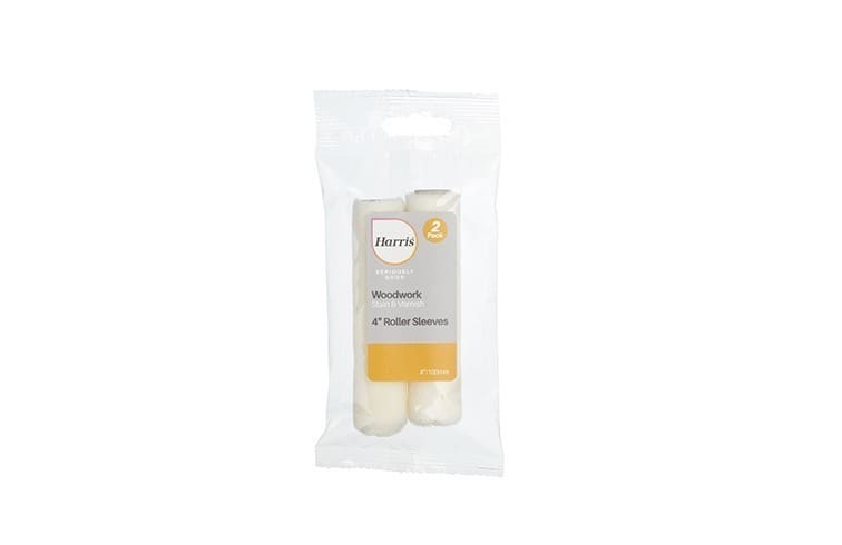 Harris Seriously Good Woodwork Stain & Varnish Mini Roller Sleeve 4in 2 Pack — Trade Pack of 10