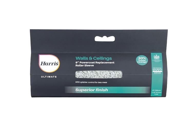Harris Ultimate Walls & Ceilings Powercoat Replacement Roller Sleeve 9in — Trade Pack of 6