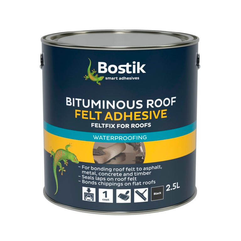 Bostik Bituminous Felt Adhesive for Roofs 2.5L
