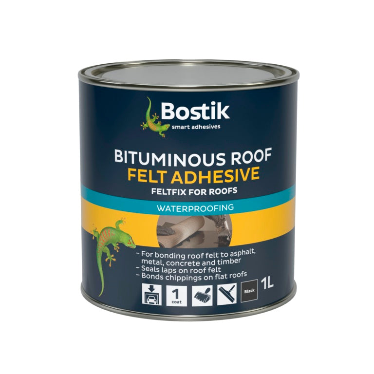 Bostik Bituminous Roof Felt Adhesive 1L