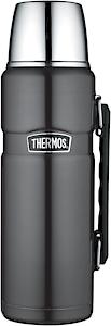 Thermos Stainless Steel Flask Gun Metal 1.2L