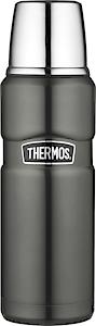 Thermos Stainless Steel Flask Gun Metal 470ml