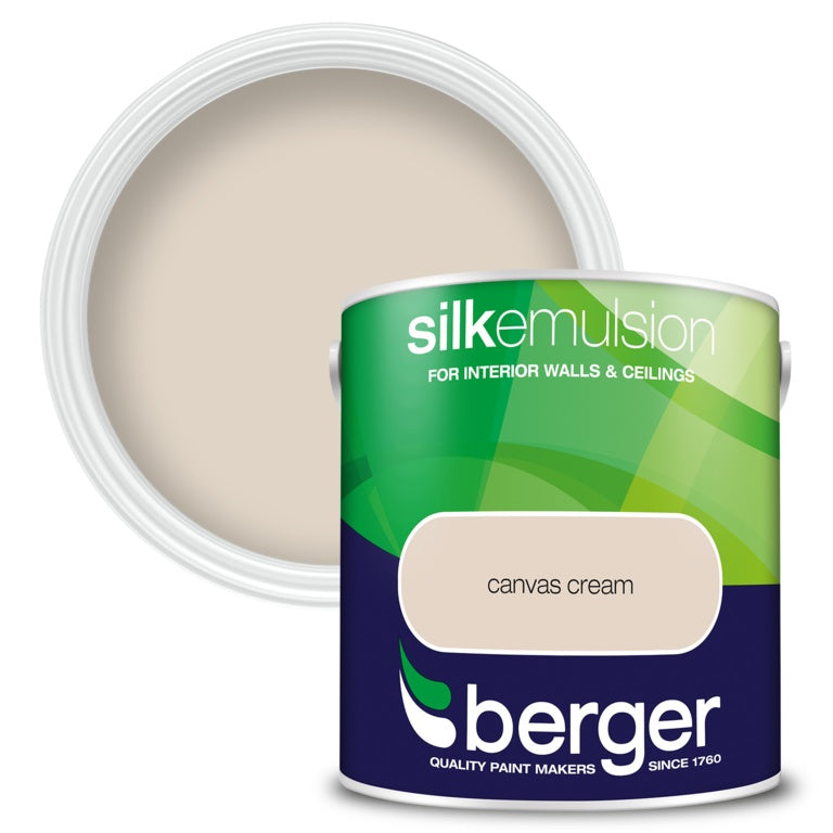 Berger Silk Emulsion 2.5L Canvas Cream