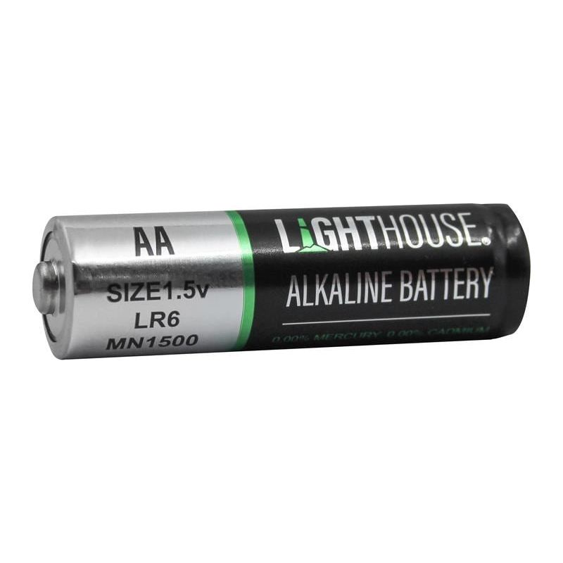 Lighthouse AA LR6 Alkaline Batteries 2400 mAh (Pack 24) Lighthouse - RockBottom Northampton