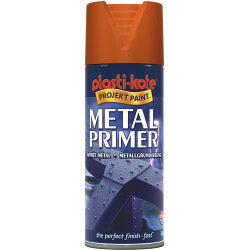 PlastiKote Metal Primer 400ml Aerosol Red Oxide