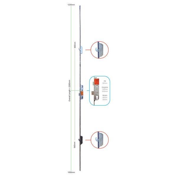 GU Europa - 2 Hook 16mm (MPL212/MPL213)