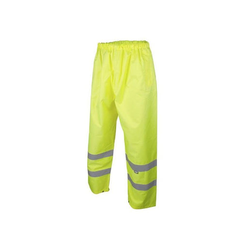 Scan Hi-Vis Motorway Trouser Yellow - XL (44in) Scan - RockBottom Nothampton