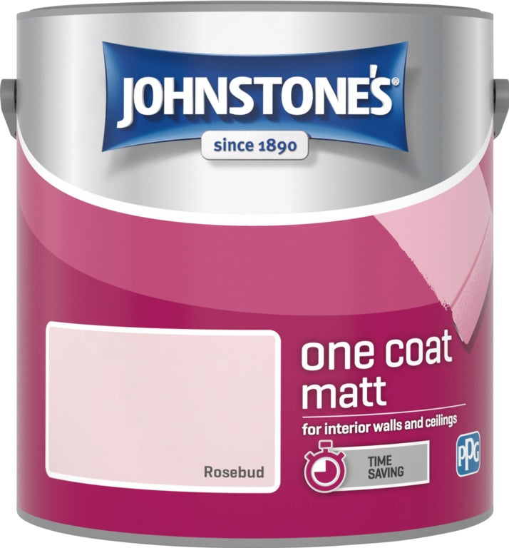 Johnstone's One Coat Matt 2.5L Rosebud