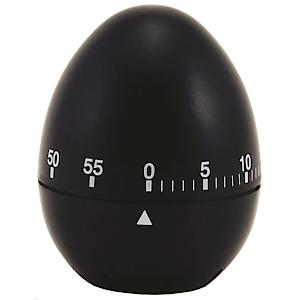 Chef Aid 60 Minute Mechanical Egg Timer Black