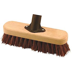 Elliotts FSC Wooden Deck Scrubbing Head 23cm with Bassine Fibres