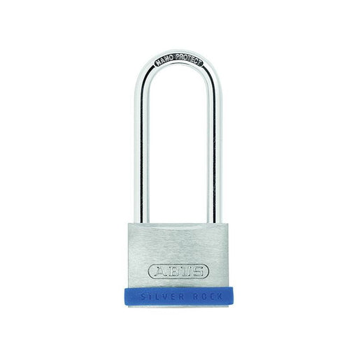 Abus Mechanical 40mm Silver Rock™ 5 Padlock Long Shackle 63mm ABUS Mechanical - RockBottom Northampton 
