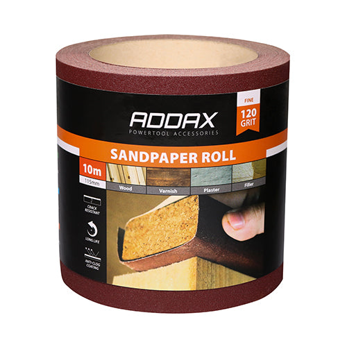 TIMCO Sandpaper Roll Grit Red