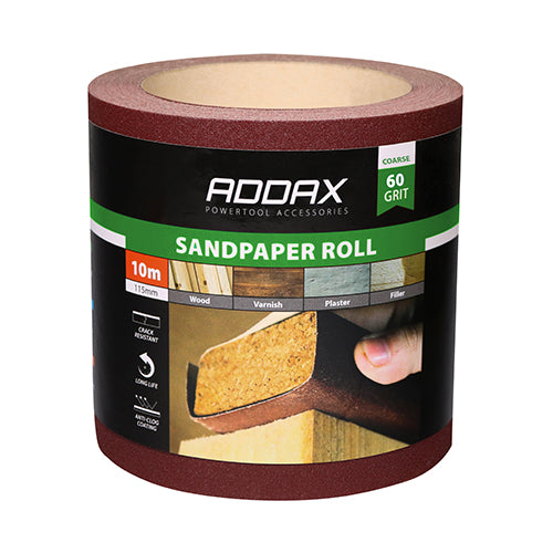 TIMCO Sandpaper Roll Grit Red