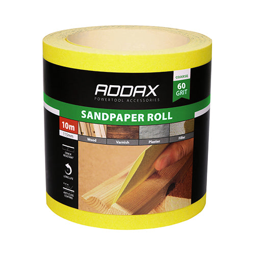 TIMCO Sandpaper Roll Grit Yellow
