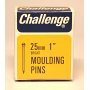 Challenge Moulding Pins (Veneer Pins) - Bright Steel (Box Pack) 25mm