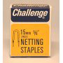 Challenge Netting Staples - Zinc Plated (Box Pack) 15mm
