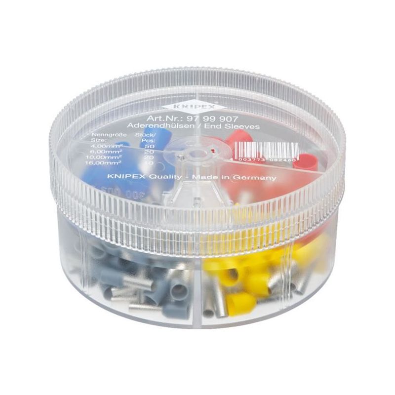 Knipex Insulated Wire Ferrules Assortment Box, 100 Piece Knipex - RockBottom Northampton