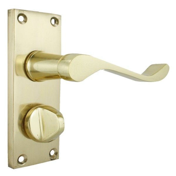 Brass Victorian Contract - Scrolled Handle