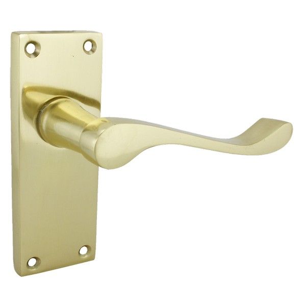 Brass Victorian Contract - Scrolled Handle