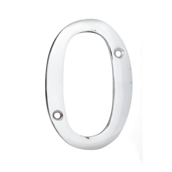 Solid Chrome House Numbers & Letters