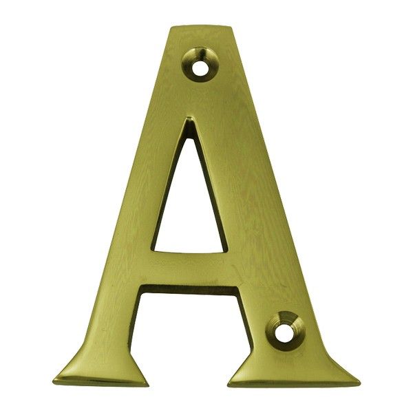 Brass House Numbers & Letters
