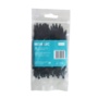 Securlec Black Cable Ties 2.5mm x 100mm Pack 100