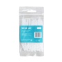 Securlec White Cable Ties 2.5mm x 100mm Pack 100