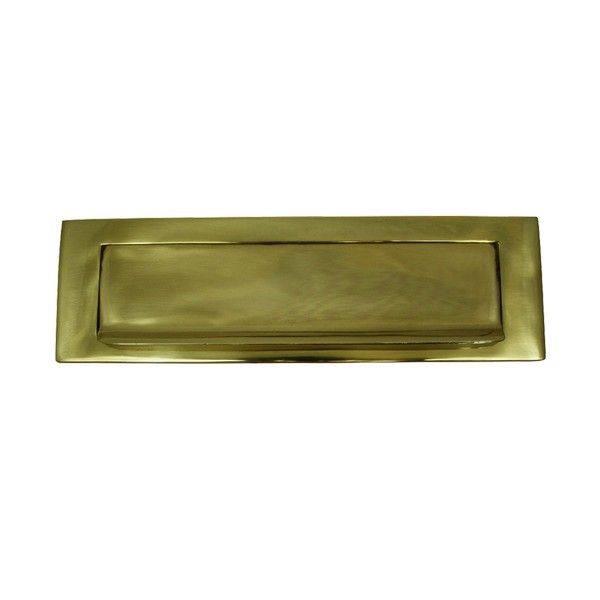 Victorian Unsprung Letter Plate - Brass