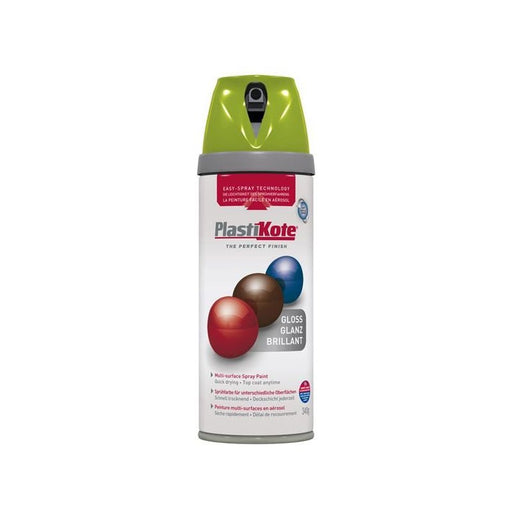 Plastikote Twist & Spray Gloss April Green 400ml PlastiKote - RockBottom Nothampton