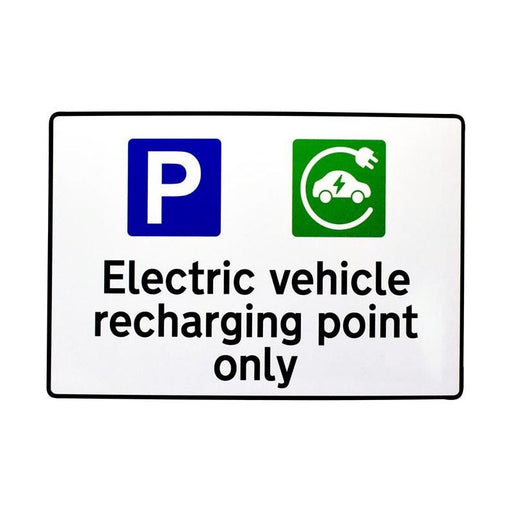 Scan Ev Recharging Point Only Rpvc 300X200mm Scan - RockBottom Nothampton