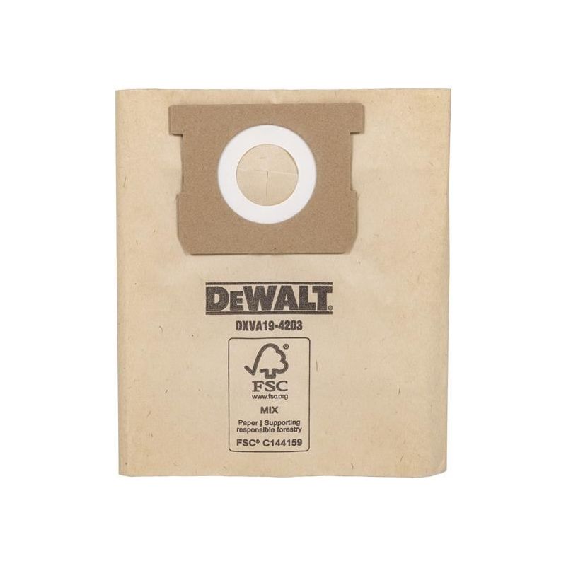 Dewalt Vacuum DXVA19-4203 Dust Bag (3 Pack) DEWALT Vacuum - RockBottom Northampton