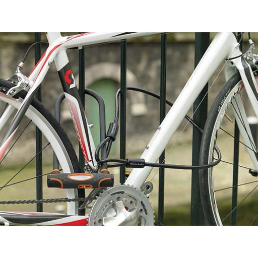 Master Lock High Security U-Bar with Cable 280 x 110 x 13mm Master Lock - RockBottom Northampton