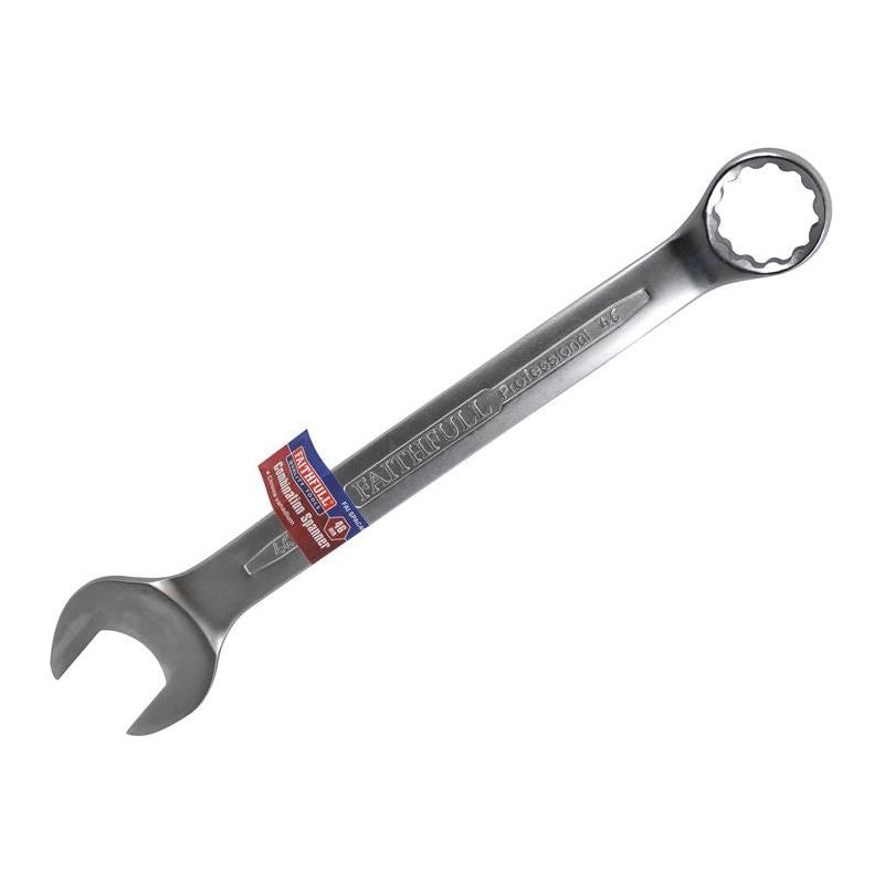 Faithfull Combination Spanner CV Satin Finish 46mm Faithfull - RockBottom Northampton
