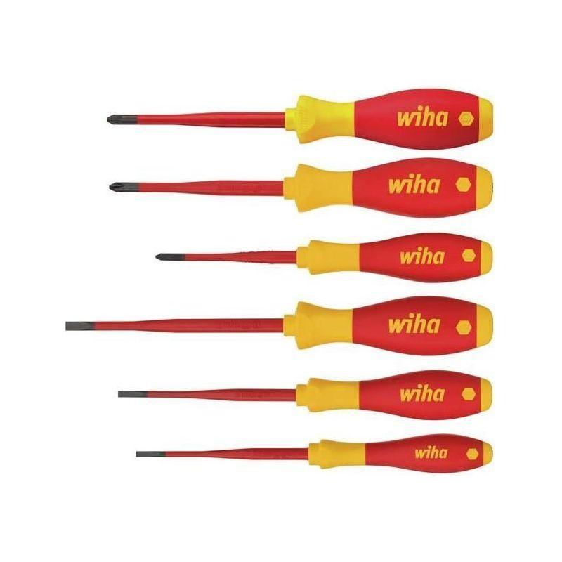 Wiha SoftFinish® electric SL/PH/PZS Screwdriver Set, 6 Piece Wiha - RockBottom Northampton
