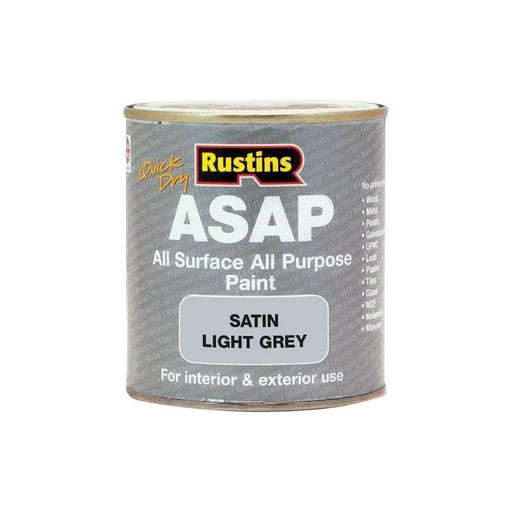 Rustins ASAP Paint Light Grey 250ml Rustins - RockBottom Nothampton