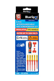 Blue Spot Tools 8 PCE VDE Driver Set Interchangeable