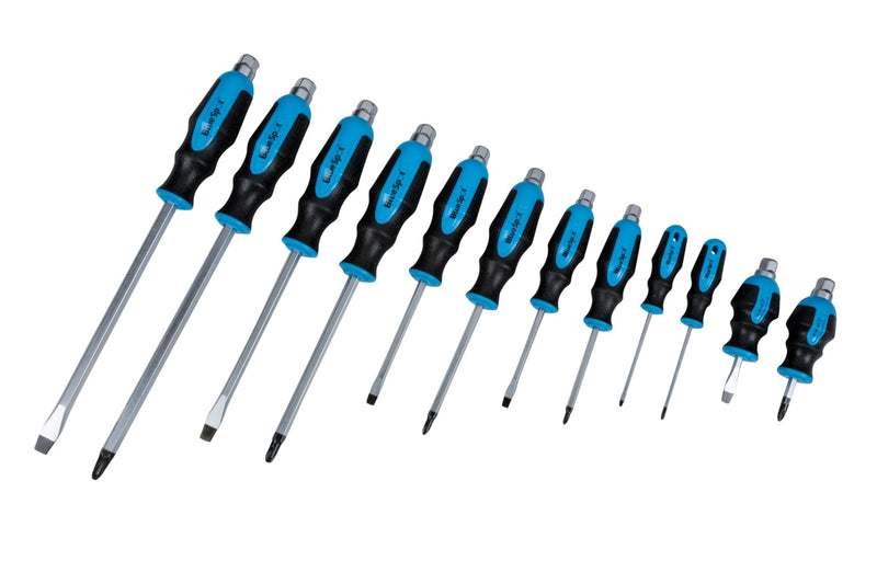 Blue Spot Tools 12 PCE Hex Bolster Screwdriver Set