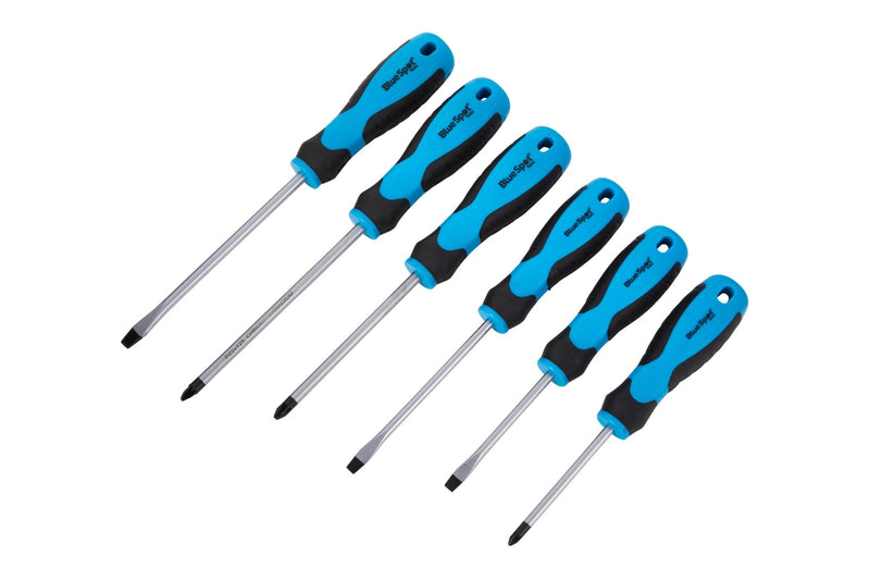 Blue Spot Tools 6 PCE Soft Grip Screwdriver Set