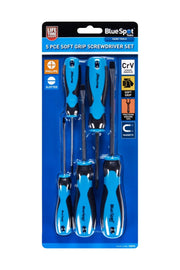 Blue Spot Tools 5 PCE Soft Grip Screwdriver Set