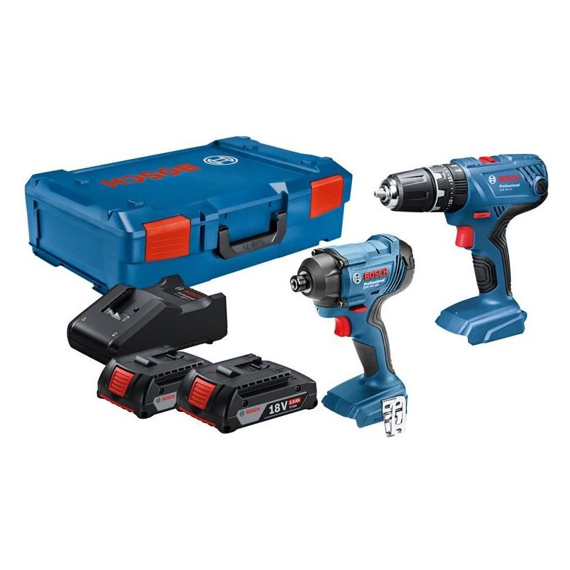 Bosch Professional Twin Pack 18V 2 x 2.0Ah Li-ion Bosch - NorthantsTrade Northampton