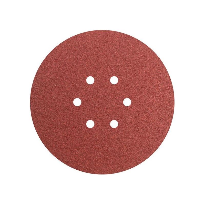 Faithfull Hook & Loop Sanding Disc DID2 Holed 150mm x 80G (Pack 5) Faithfull - RockBottom Northampton