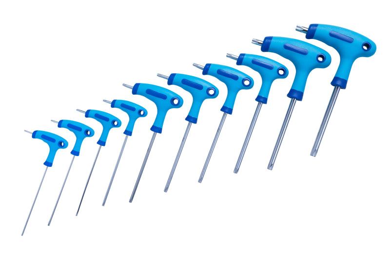 Blue Spot Tools 10 PCE T Handle Torx Key Set (T9-T50)
