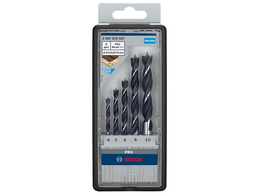 Bosch Powertool Accessories PRO Wood Brad Point Drill Bit Set, 5 Piece Bosch Powertool Accessories - RockBottom Northampton